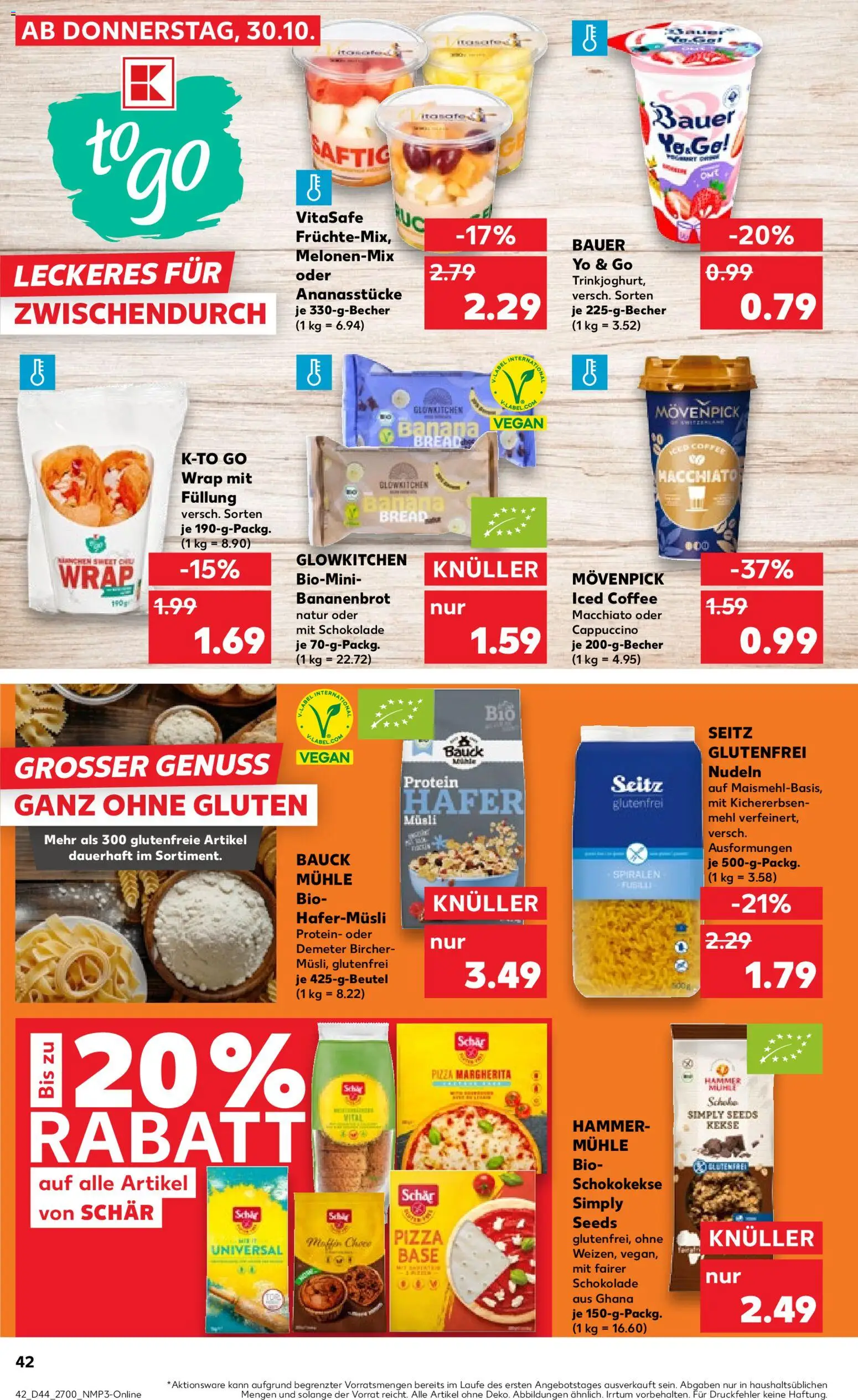 Kaufland prospekt Jena	 – gültig ab 02.11.2025 | Seite: 42 | Produkte: Musli, Mühle, Mehl, Pizza