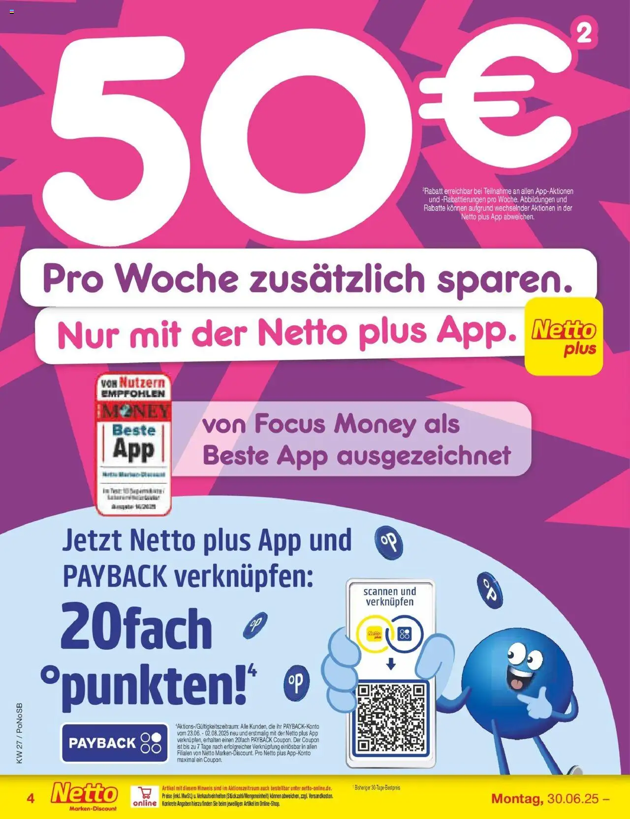 Netto Marken-Discount prospekt Amberg	 - gültig ab dem 29.06.2025 | Seite: 4