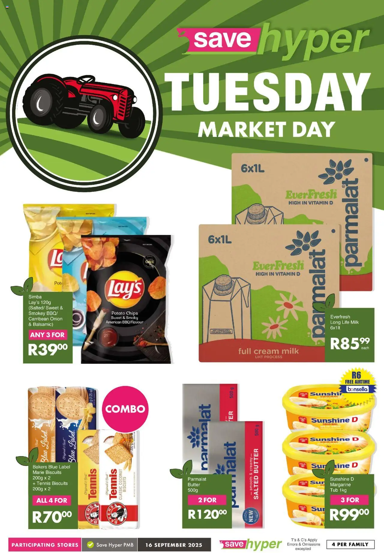 New Save catalogue – valid from 16.09.2025 | Page: 9 | Products: Biscuits, Margarine, Chips, Fat spread