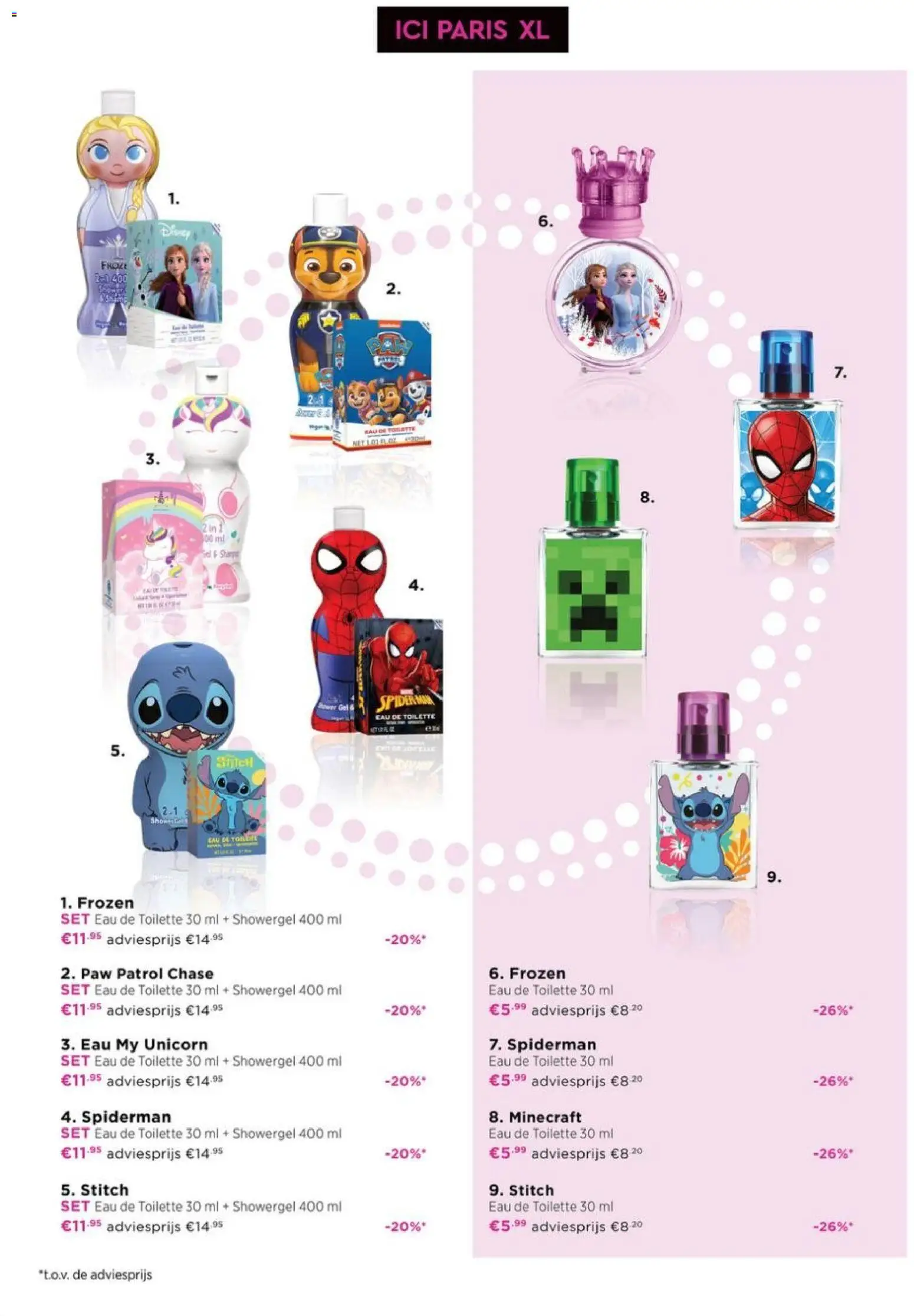 {H1} | Pagina: 30 | Producten: Eau de toilette, Gel