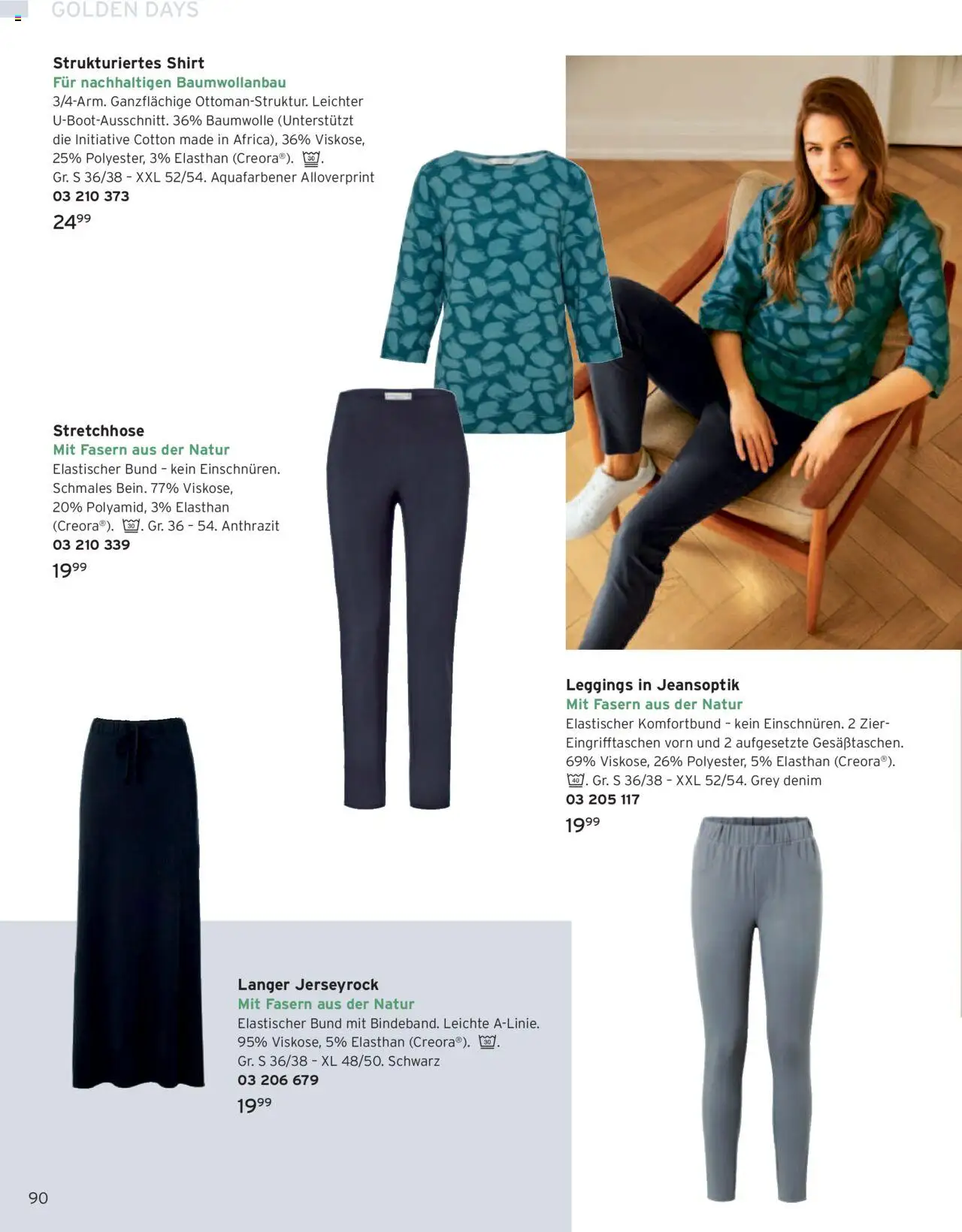Katalog Tchibo Herbst – gültig ab 15.09.2025 | Seite: 90 | Produkte: Shirt, Leggings
