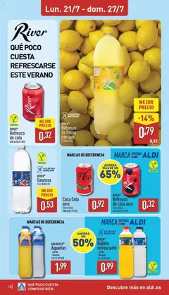 Aldi folleto Península │ válido desde el 21.07.2025 | Página: 12 | Productos: Gaseosa