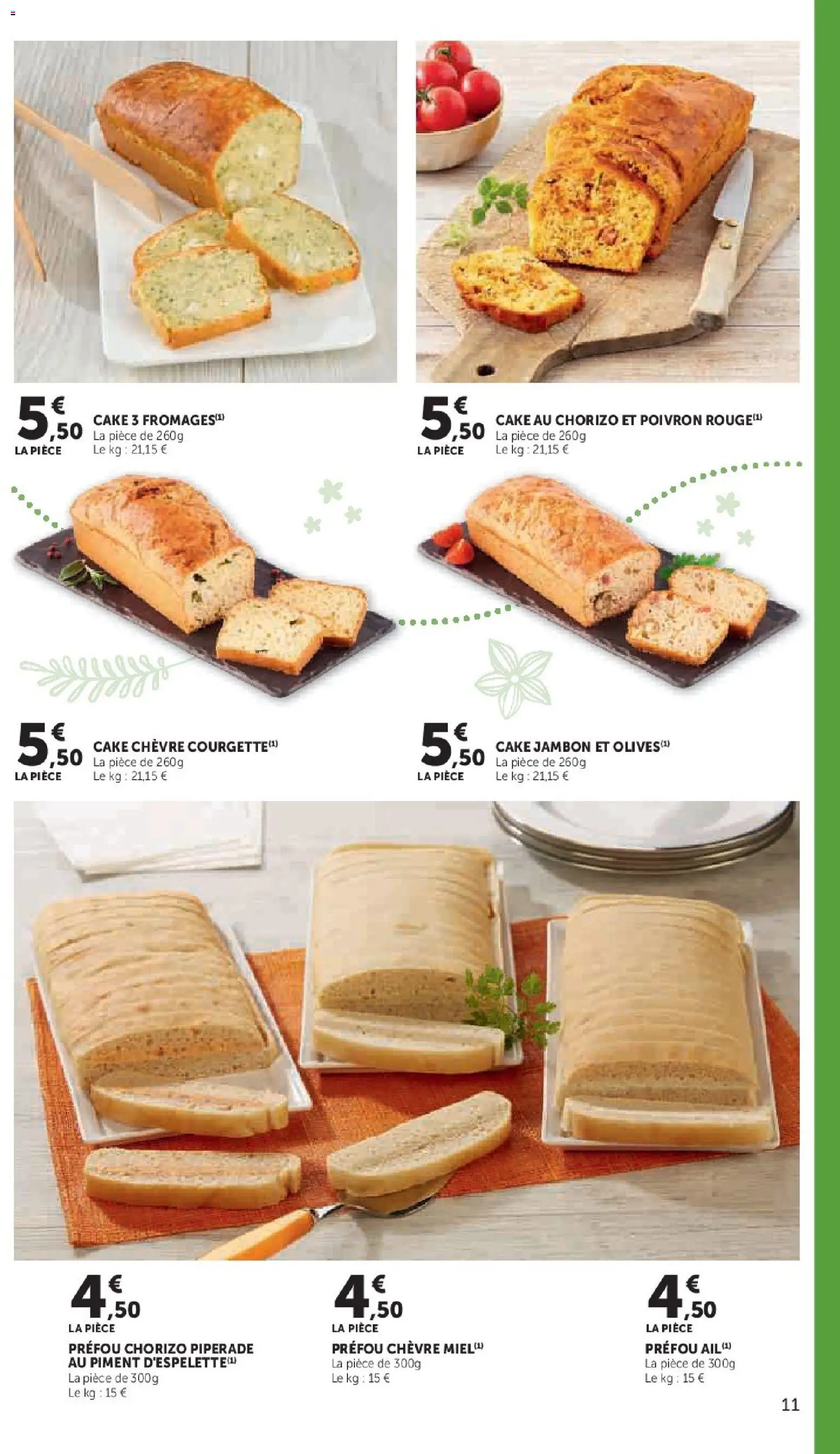 {H1} | Page: 11 | Produits: Chorizo, Ail, Piment, Jambon