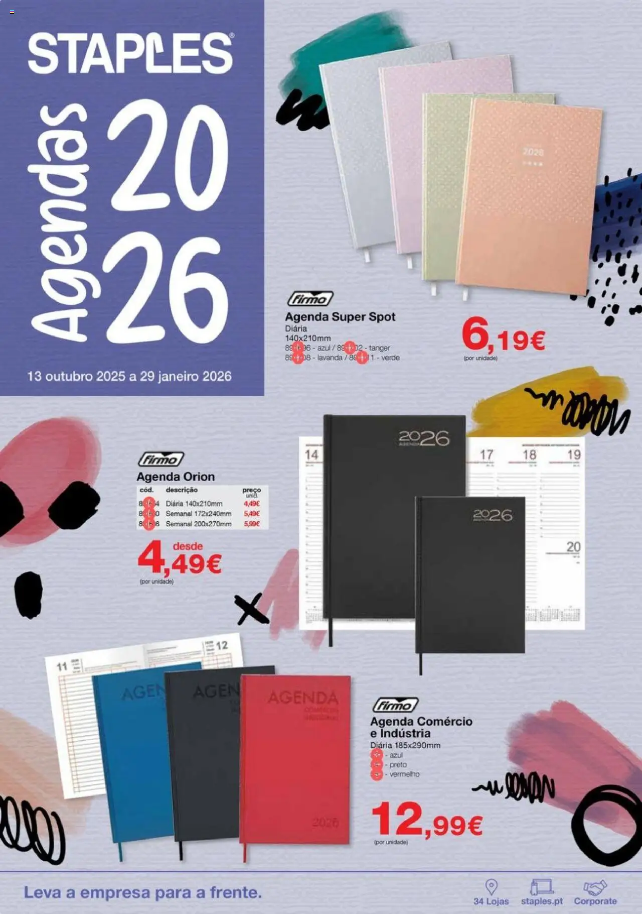 Staples - Agendas 2026 │ válido de 13.10.2025 | Página: 1