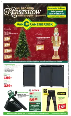 Van Cranenbroek - Folder - Voorbeeld van een folder van Van Cranenbroek, geldig van 26.09.2025