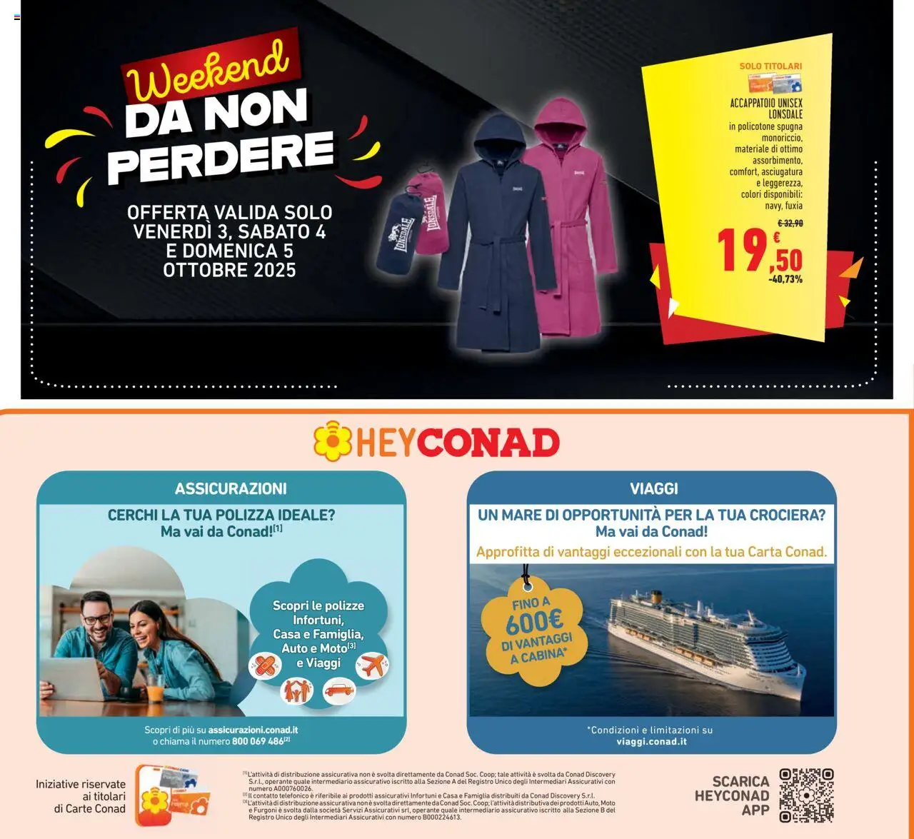 Volantino Conad del 24.09.2025 | Pagina: 26 | Prodotti: Spugna, Accappatoio