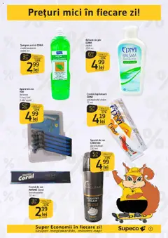 Supeco catalog - Prim Pret bilingv – valabil de la 28.08.2025 | Pagină: 9 | Produse: Aparat De Ras, Mici, Balsam, Balsam de păr