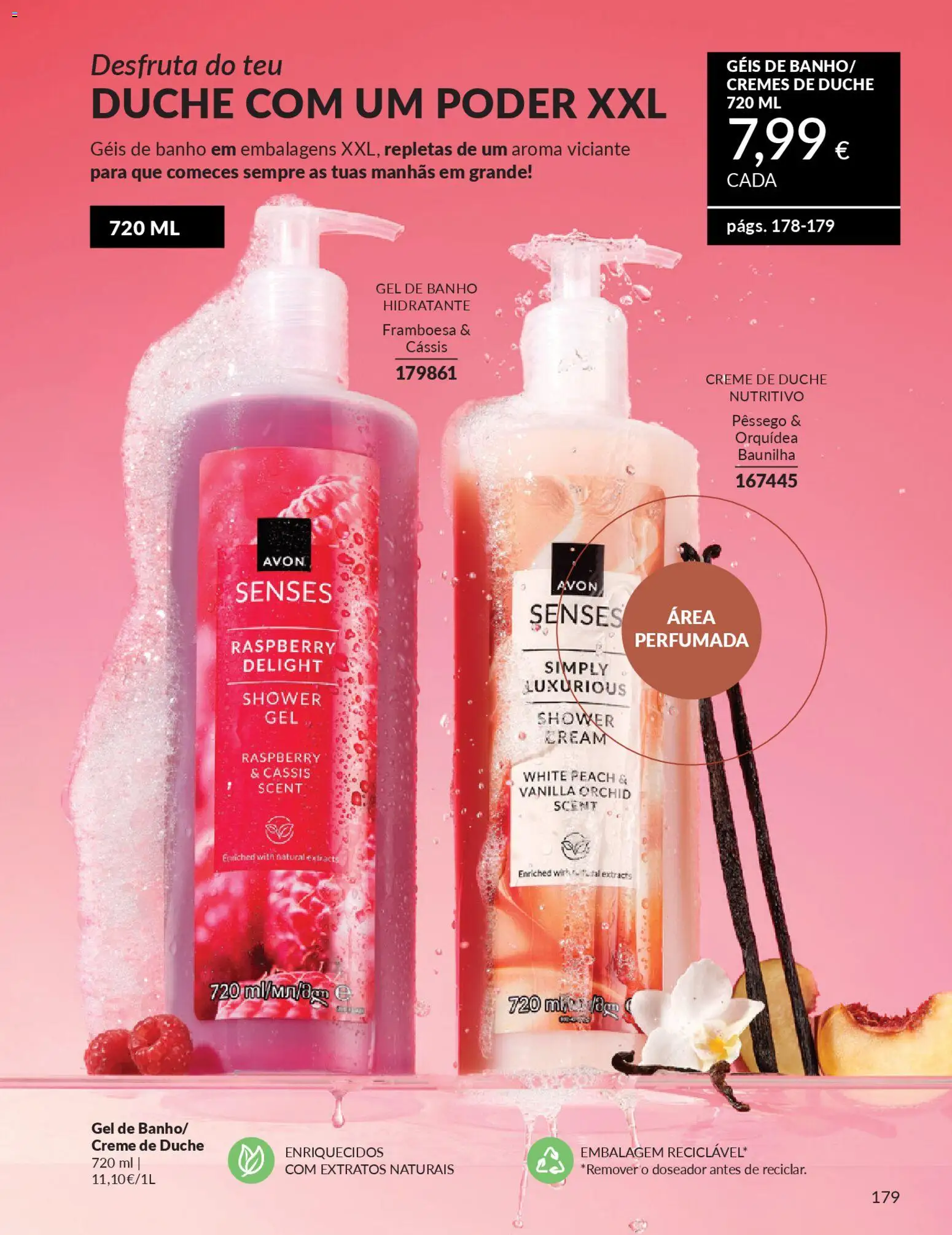 Catálogo Avon Campanha 1 │ válido de 01.01.2026 | Página: 179 | Produtos: Gel de banho, Banho, Creme