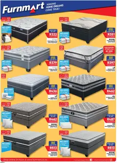Furnmart specials catalogue – valid from 05.02.2026 | Page: 2 | Products: Duvet, Cushion, Mattress