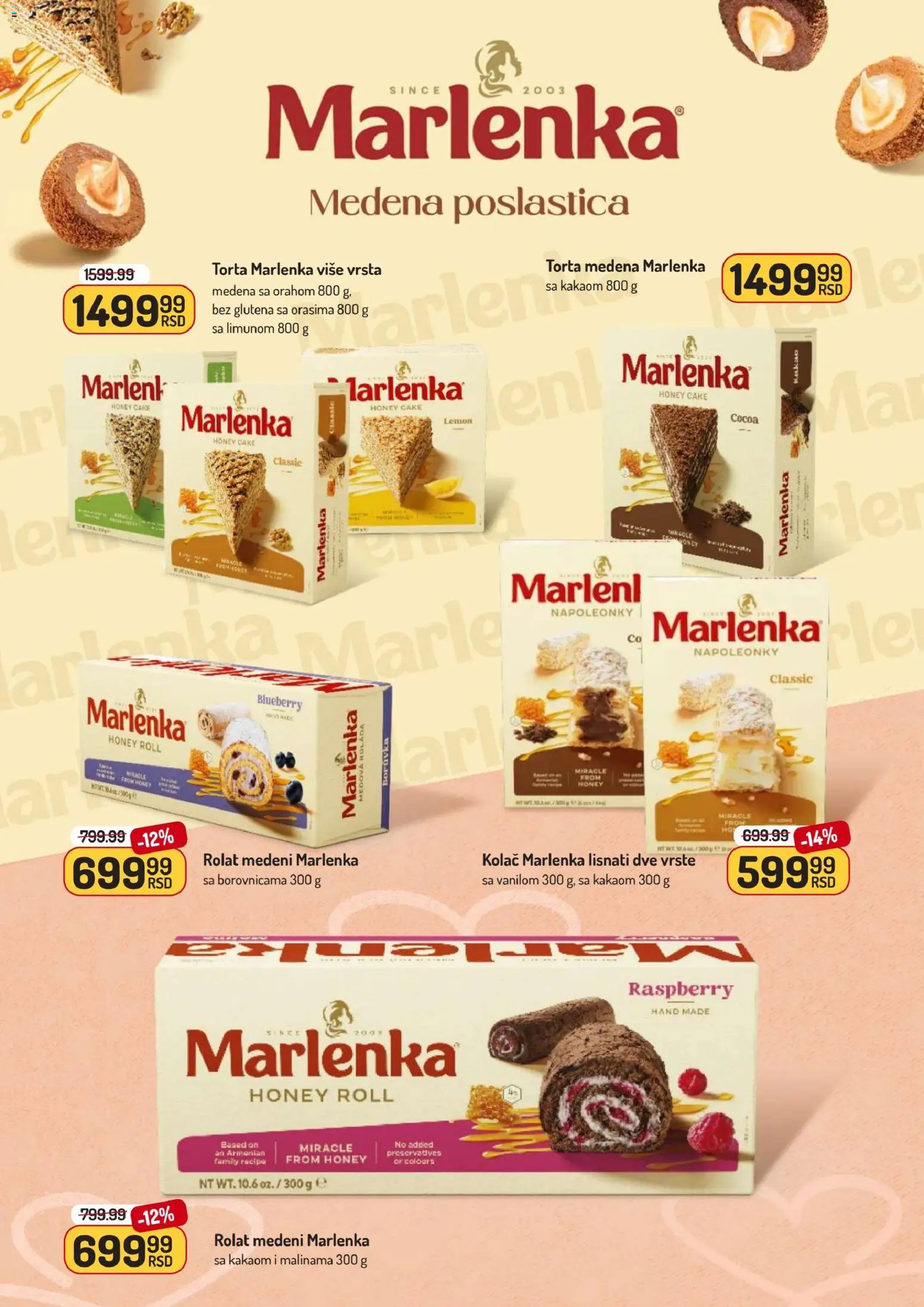 Aman katalog - važi od 02.03.2026 | Strana: 18 | Proizvode: Kolač, Torta