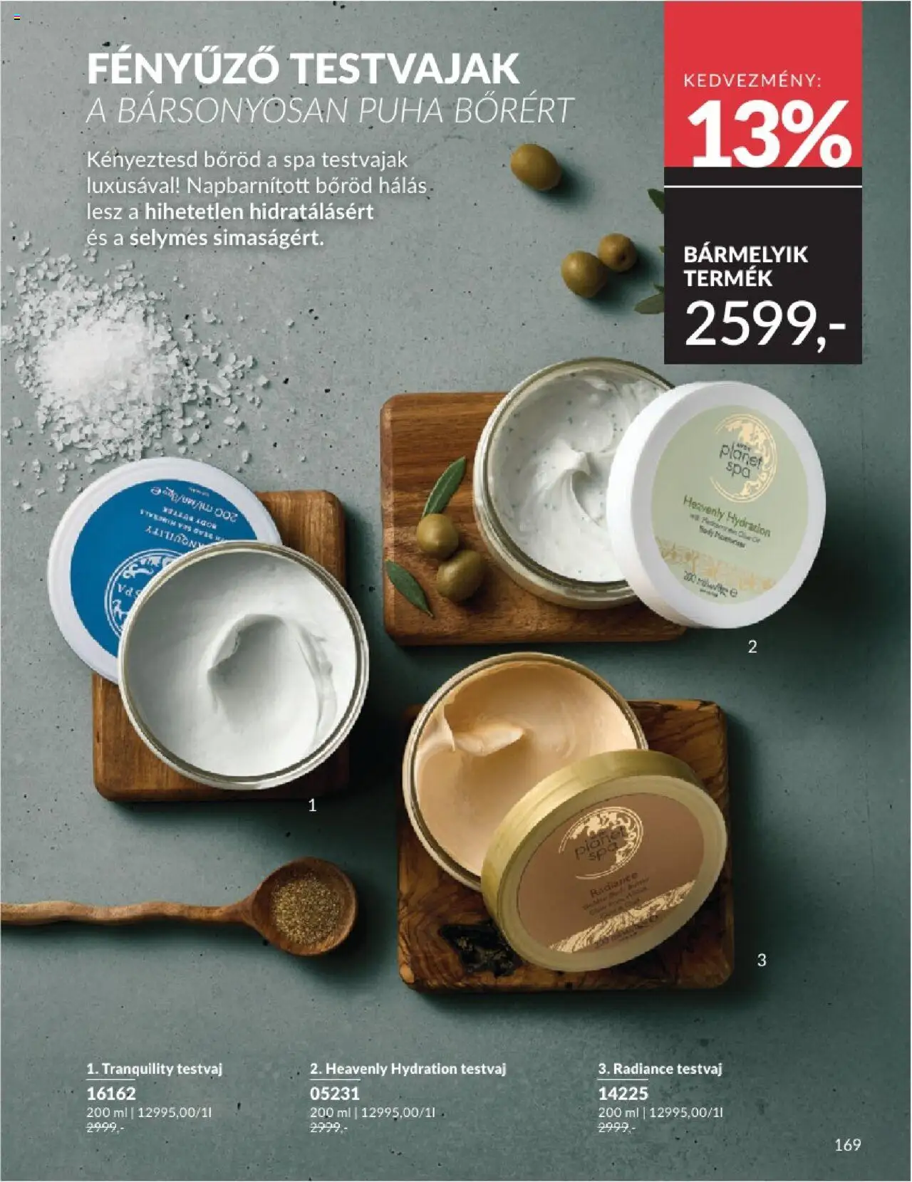 Avon akciós ujság - amely érvényes a következő dátumtól: 01.07.2025 | Oldal: 169 | Termékek: Body