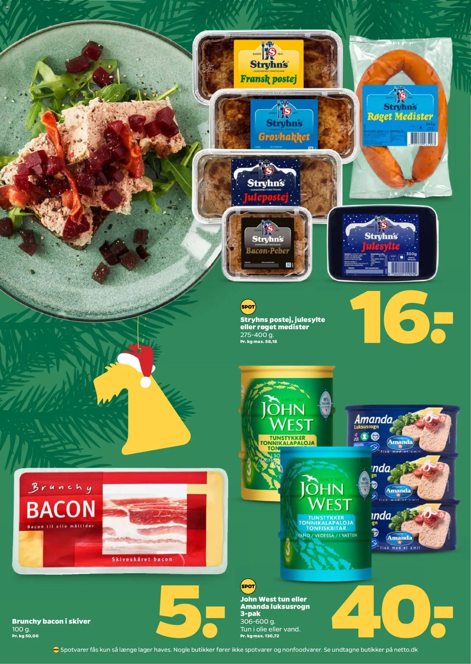 Netto tilbudsavis – gyldig fra 20.12.2025 | Side: 11 | Produkter: Olie, Tun, Bacon