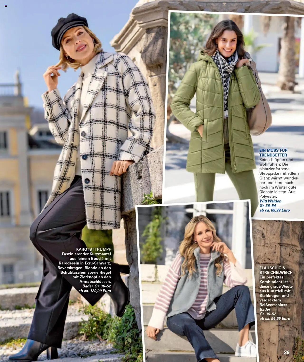 Poco Wohnwelt Herbst 2025 – gültig ab 01.09.2025 | Seite: 29 | Produkte: Steppjacke, Weste