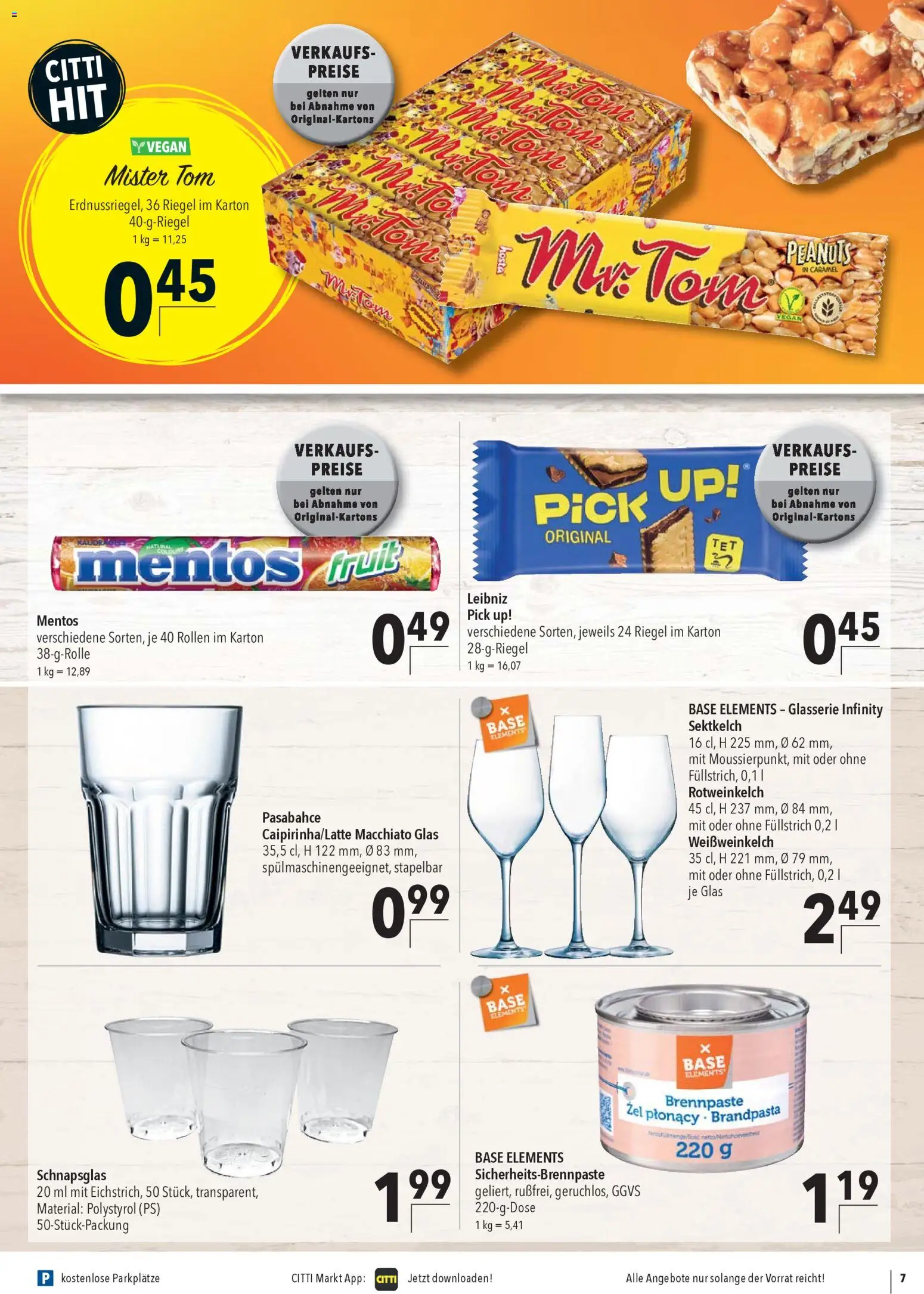 CITTI Markt Aktuelle Angebote für Profis – gültig ab 05.11.2025 | Seite: 7