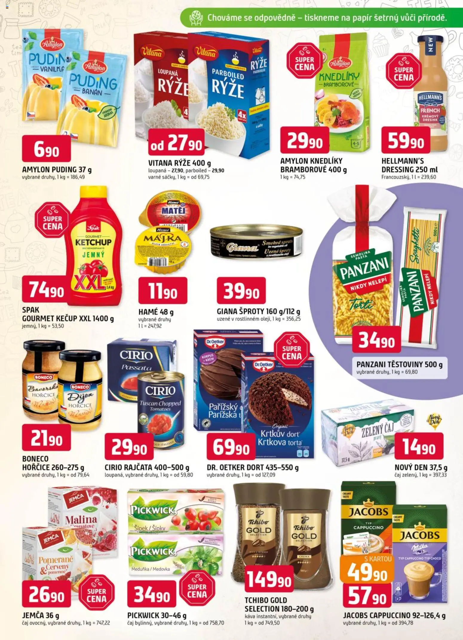 Trefa leták od 04.03.2026 | Strana: 7 | Produkty: Rajčata, Tchibo, Passata, Puding