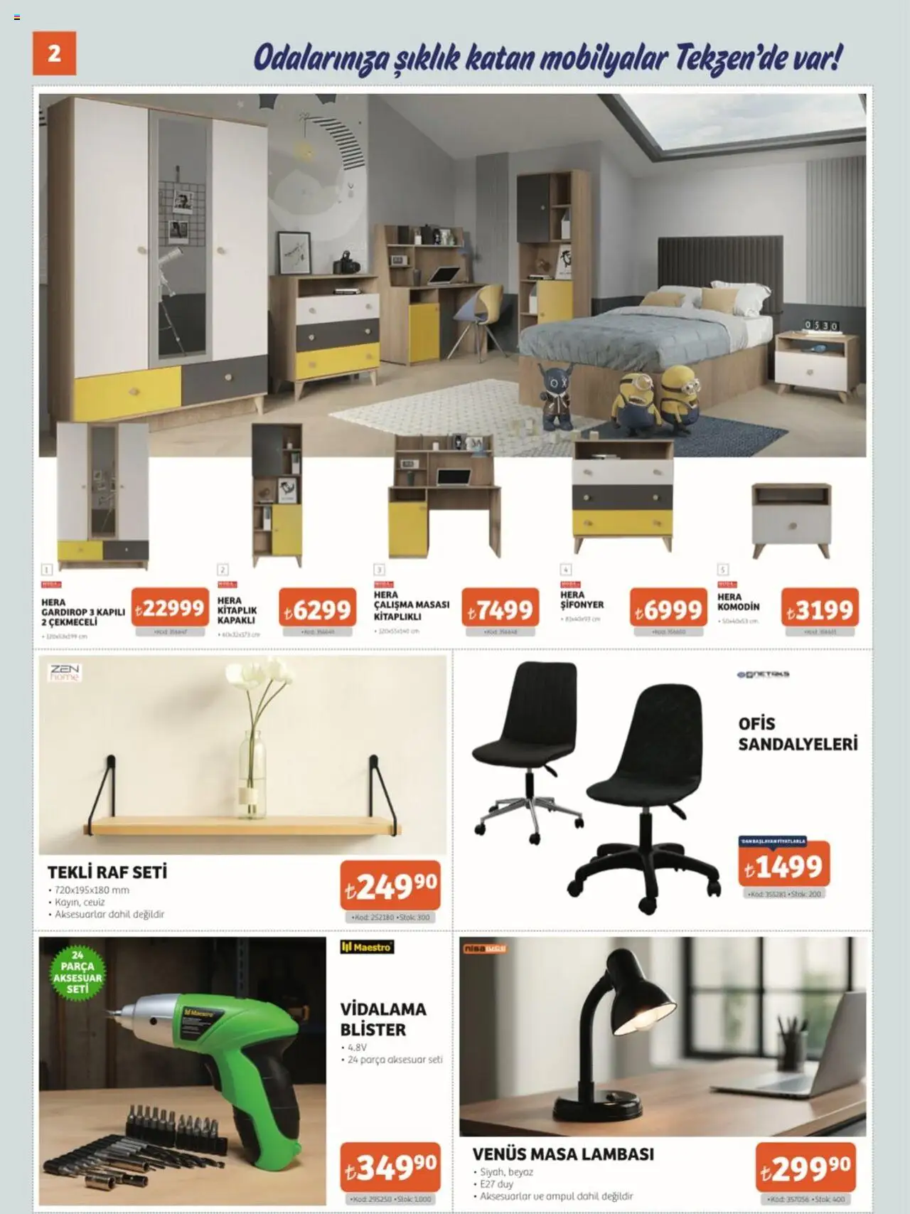 Tekzen Katalog - 01.09.2025 tarihinden itibaren geçerlidir | Sayfa: 2