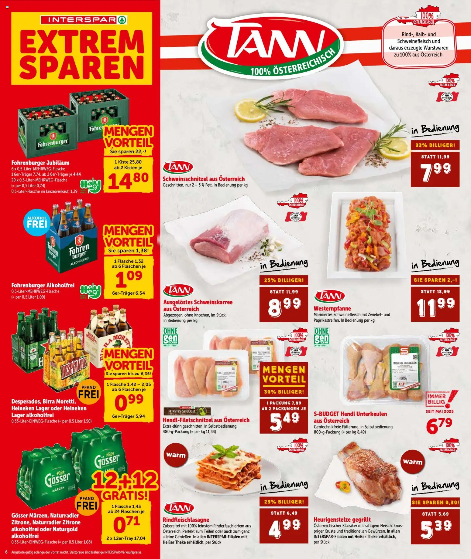 Interspar Flugblatt - Vorarlberg gültig ab 15.01.2026 | Seite: 7 | Produkte: Zitrone, Schweinefleisch