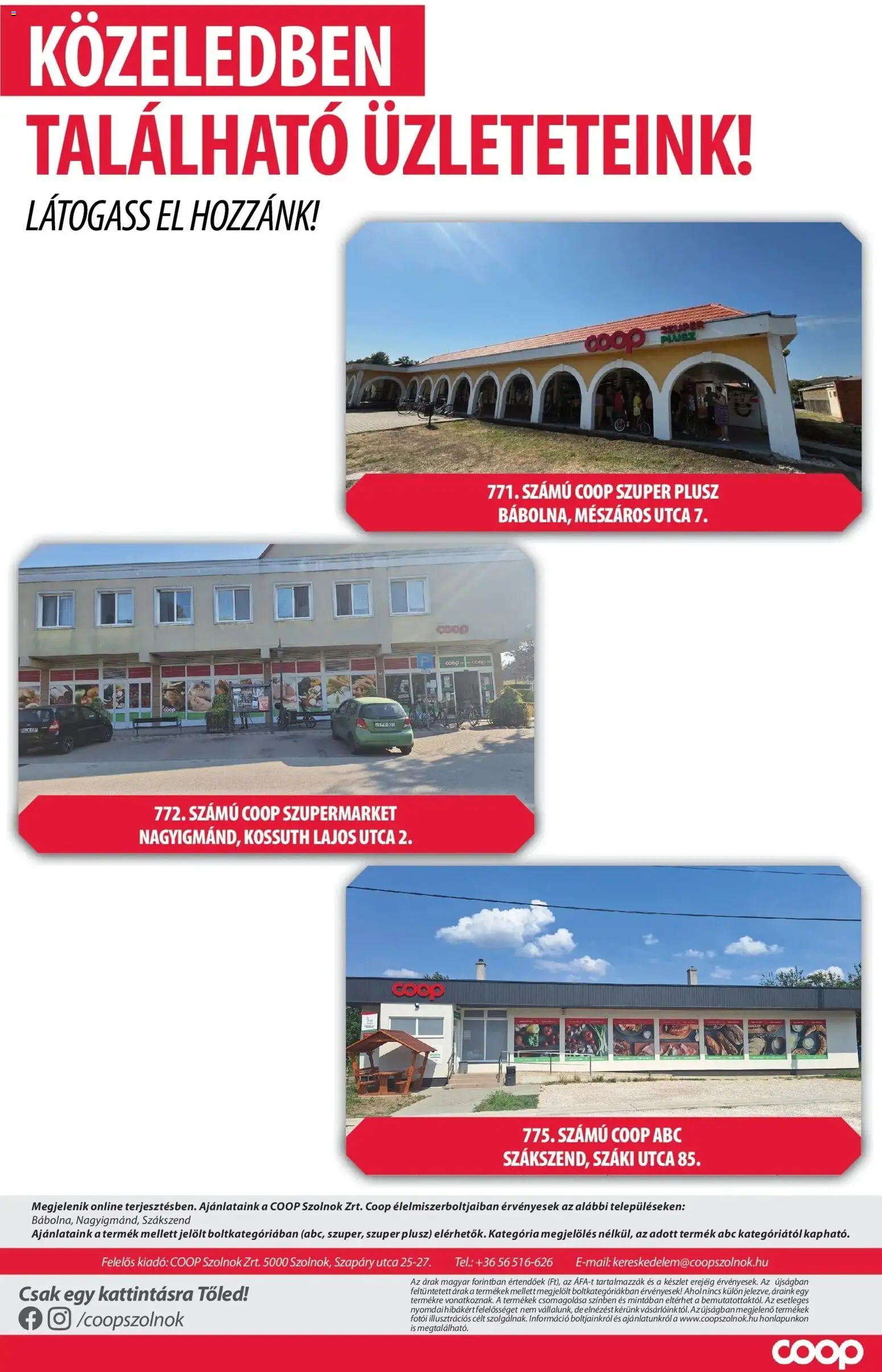 COOP Szolnok akciós ujság - amely érvényes a következő dátumtól: 05.03.2026 | Oldal: 6