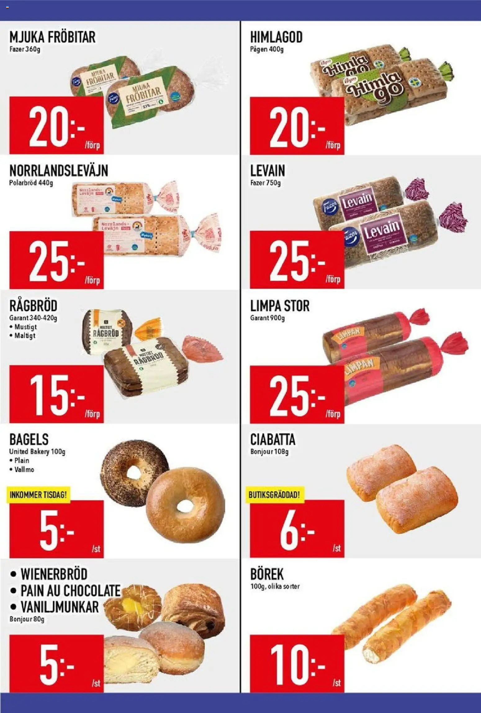 Matdax reklamblad aktuell från 10.11.2025 | Sida: 10 | Produkter: Levain