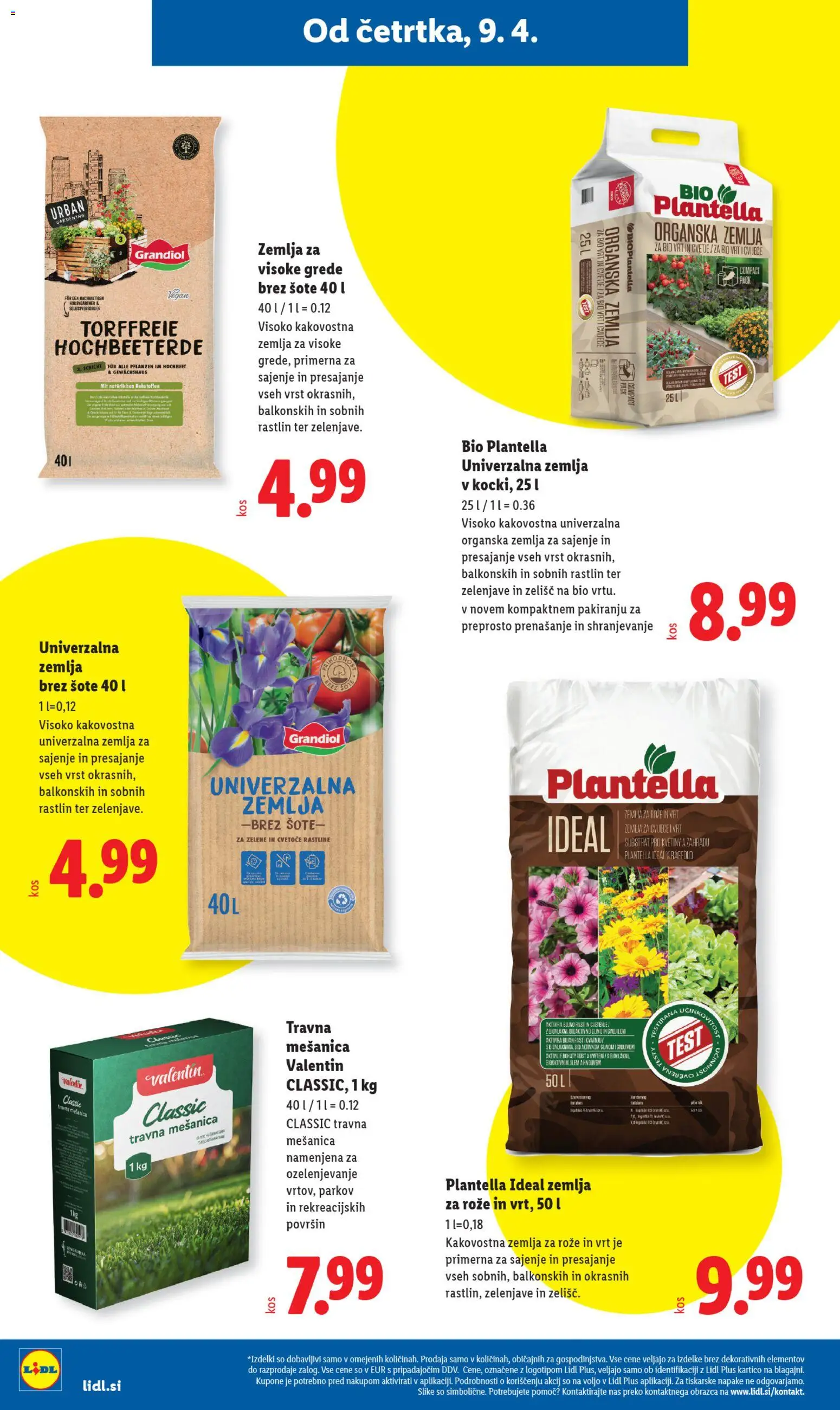 Novi Lidl katalog ponudbe – veljaven od 20.04.2026 | Stran: 38 | Izdelki: Žemlja, Cvetje