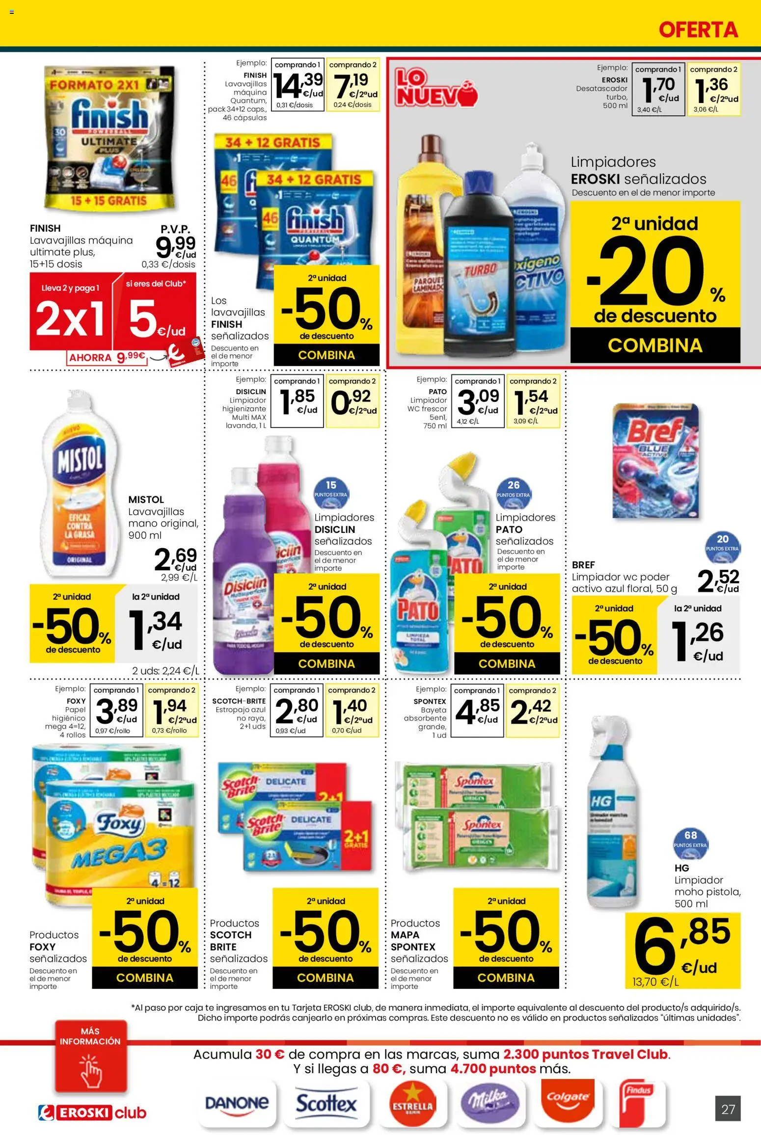 Eroski - Viste tu cesta de primavera Center │ válido desde el 26.02.2026 | Página: 27 | Productos: Té, Lavavajillas, Caja