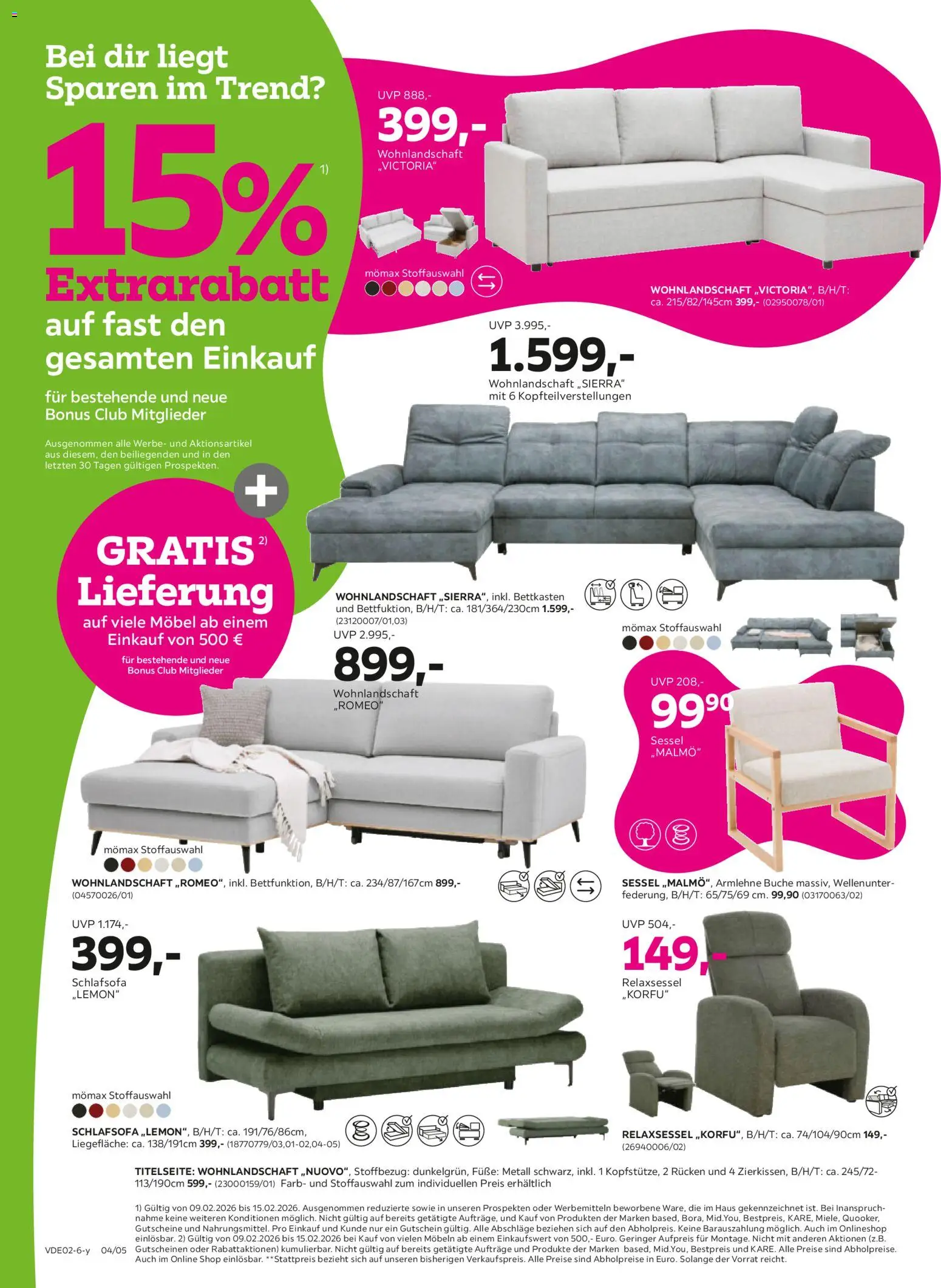 Mömax Prospekt 	 – gültig ab 09.02.2026 | Seite: 4