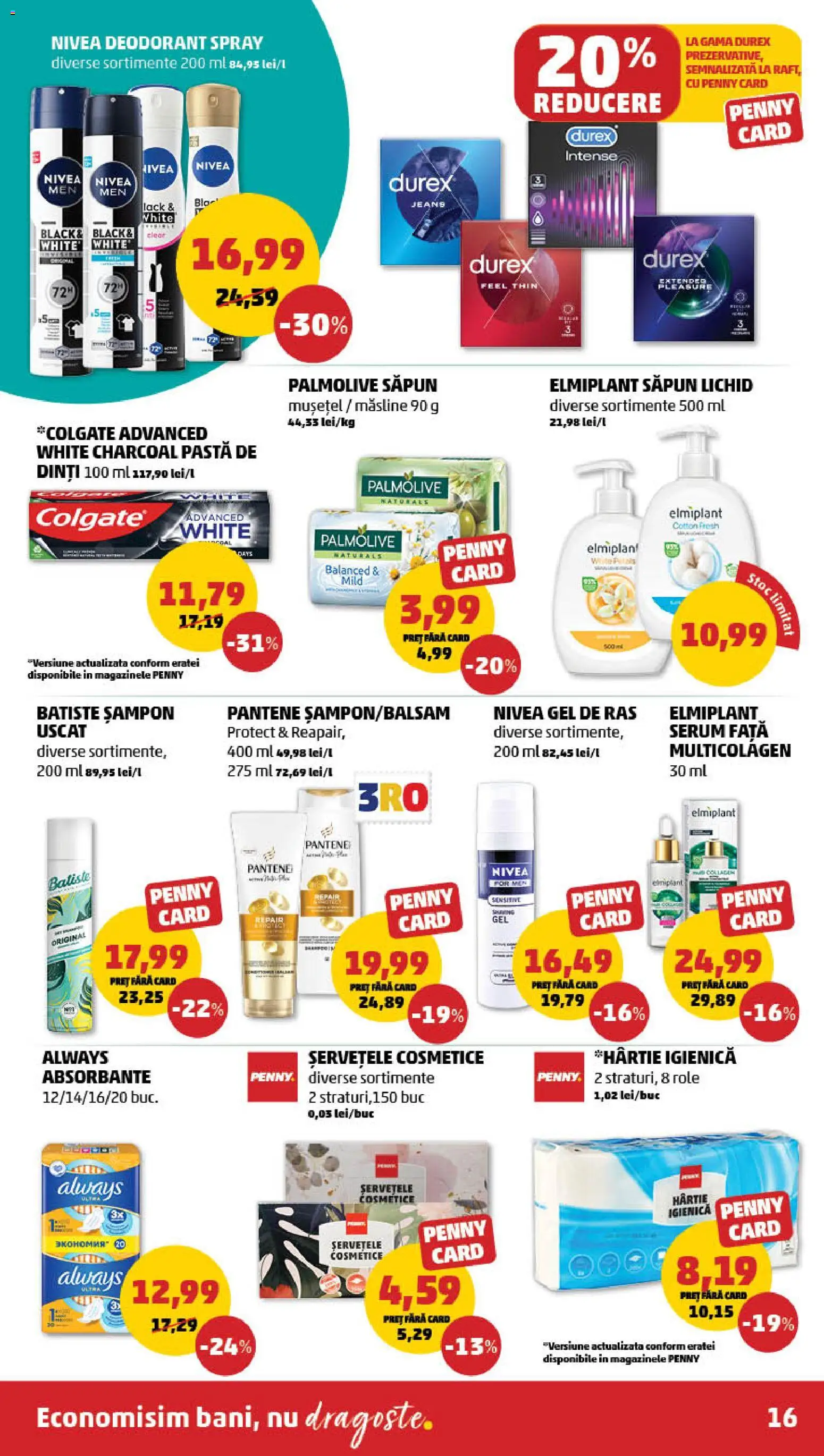 Noul catalog PENNY – valabil de la 21.01.2026 | Pagină: 16 | Produse: Gel de ras, Serum, Șampon, Șampon uscat