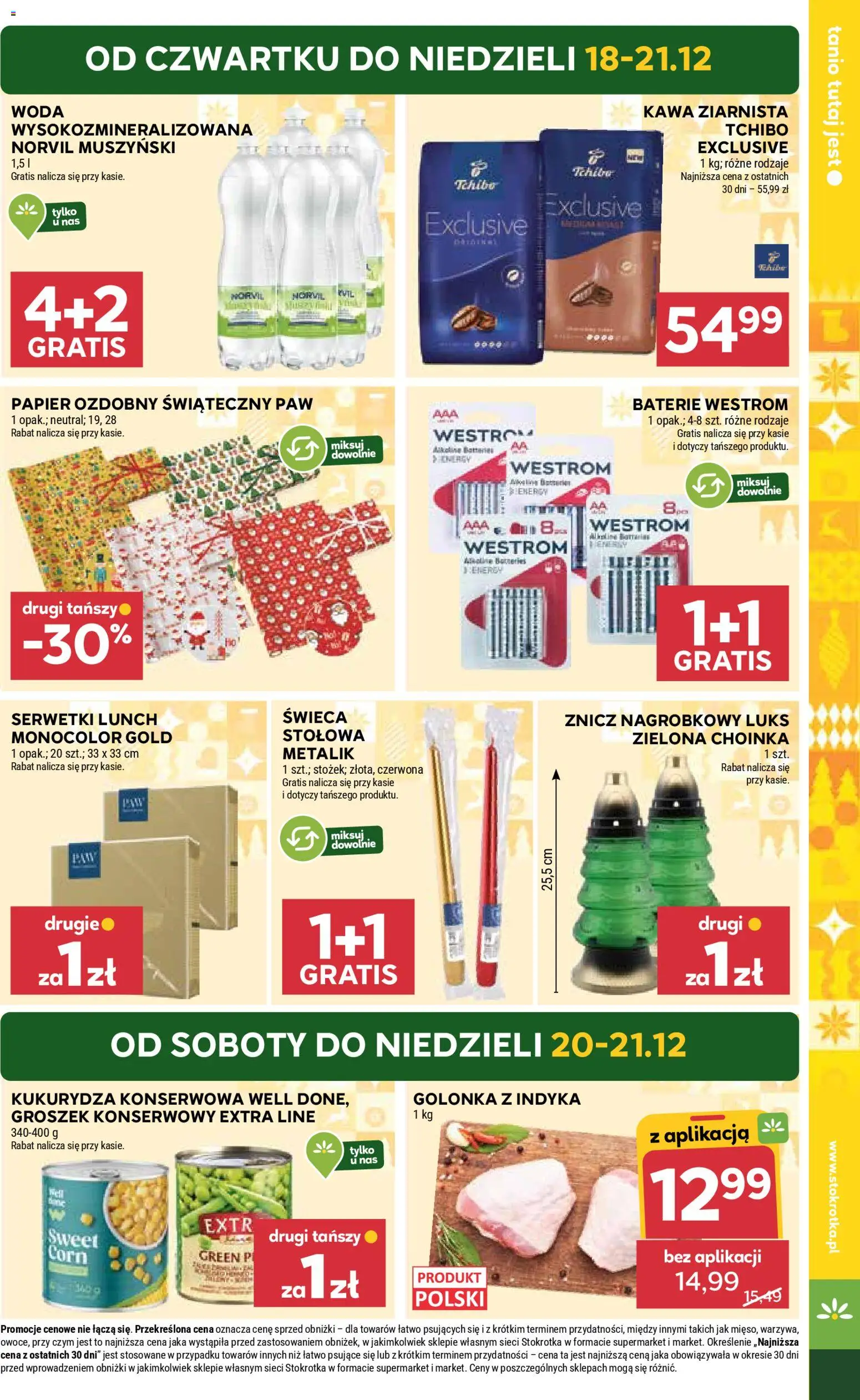 Stokrotka Gazetka od 18.12.2025 | Strona: 7 | Produkty: Groszek, Baterie, Kukurydza, Groszek konserwowy