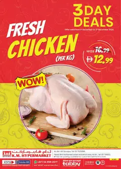 Preview of KM Trading - THREE DAY DEALS 1st to 3rd December 2025 K.M. Hypermarket Ind. Area & Hili Sanaiya Edition valid from 01.12.2025