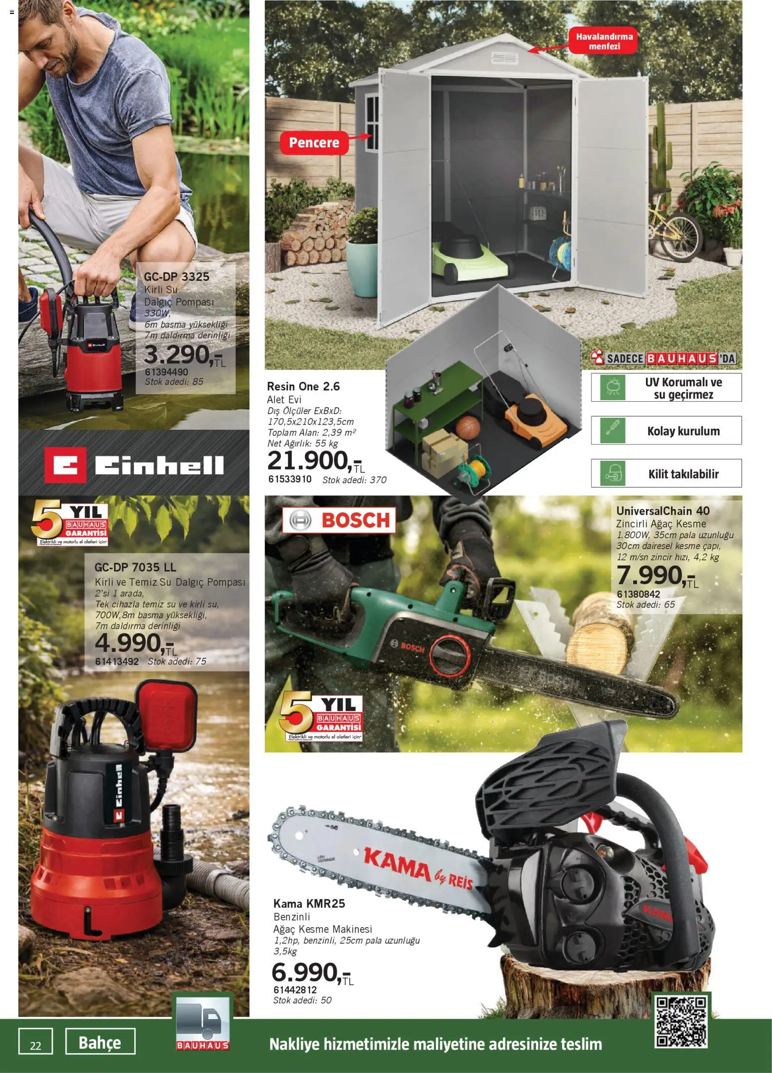 Bauhaus Katalog - 31.01.2026 tarihinden itibaren geçerlidir | Sayfa: 22 | Ürünler: Su, Ağırlık