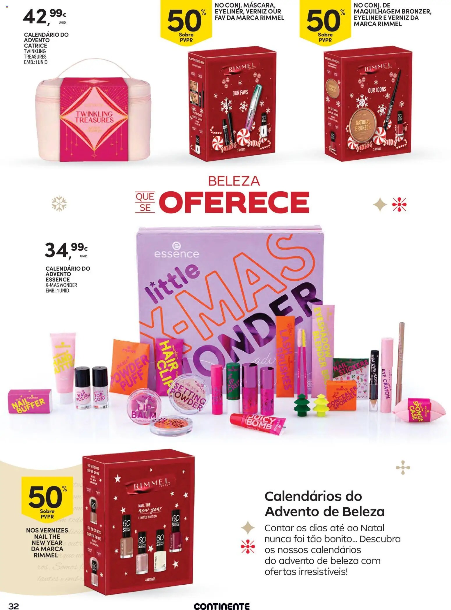 Continente - Natal │ válido de 11.11.2025 | Página: 32 | Produtos: Puff, Maquilhagem, Bronzer, Verniz