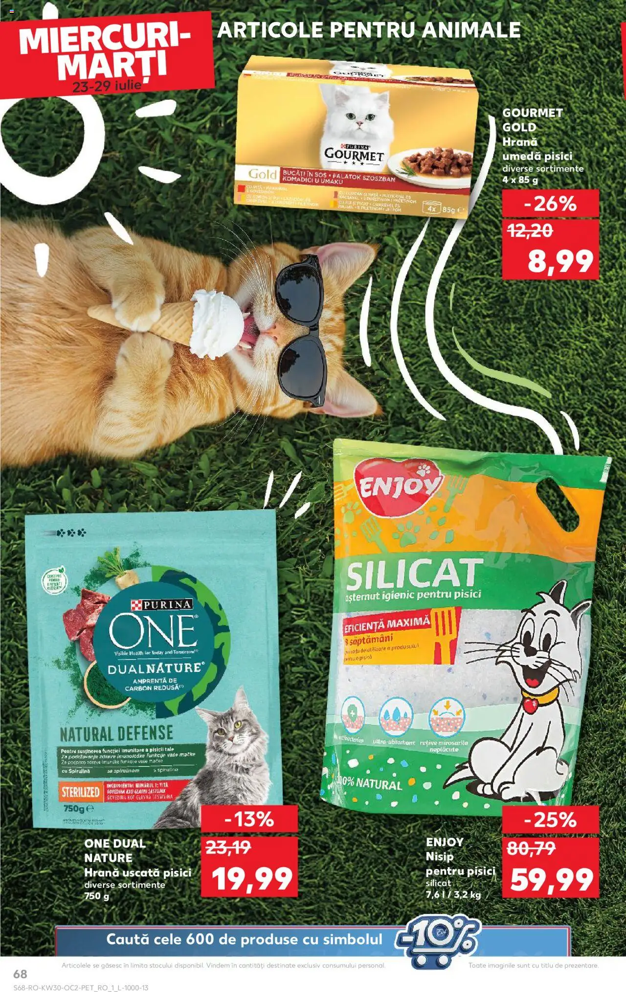 Kaufland RO akciós ujság - amely érvényes a következő dátumtól: 23.07.2025 | Oldal: 68