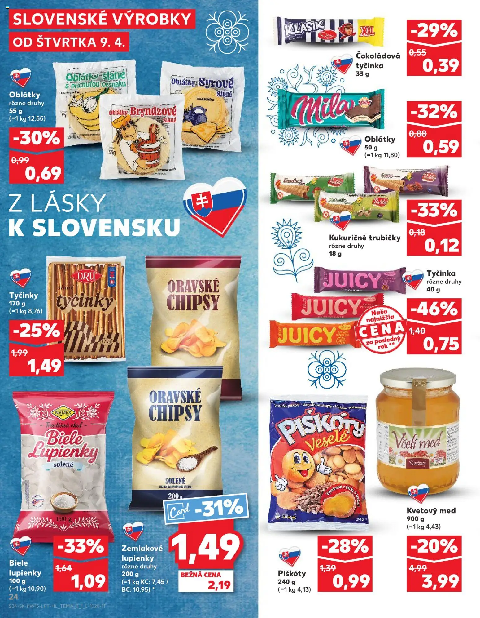 Kaufland SK akciós ujság - amely érvényes a következő dátumtól: 09.04.2026 | Oldal: 24