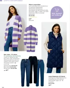 Tchibo Katalog Advent 2025 ab 14.11.2025 gültig | Seite: 140 | Produkte: Steppweste, Jeans