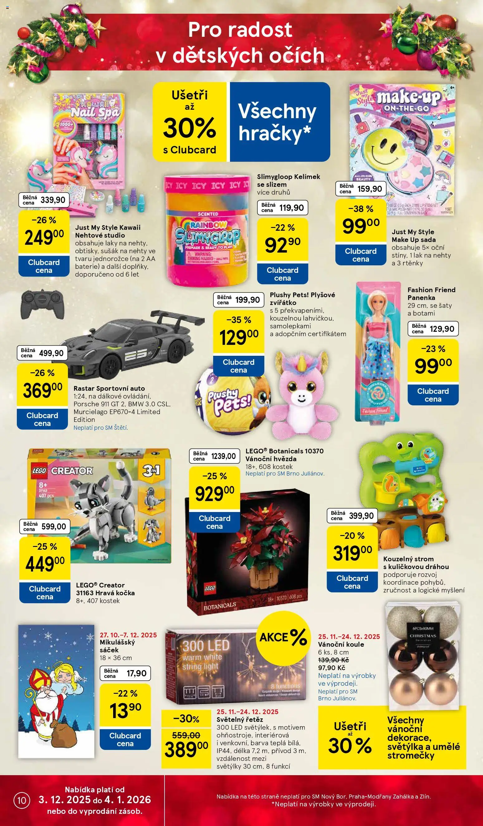 Tesco leták - Supermarket od 03.12.2025 | Strana: 10