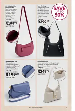 Avon specials catalogue – valid from 01.03.2026 | Page: 5 | Products: Handbag, Bag, Cream