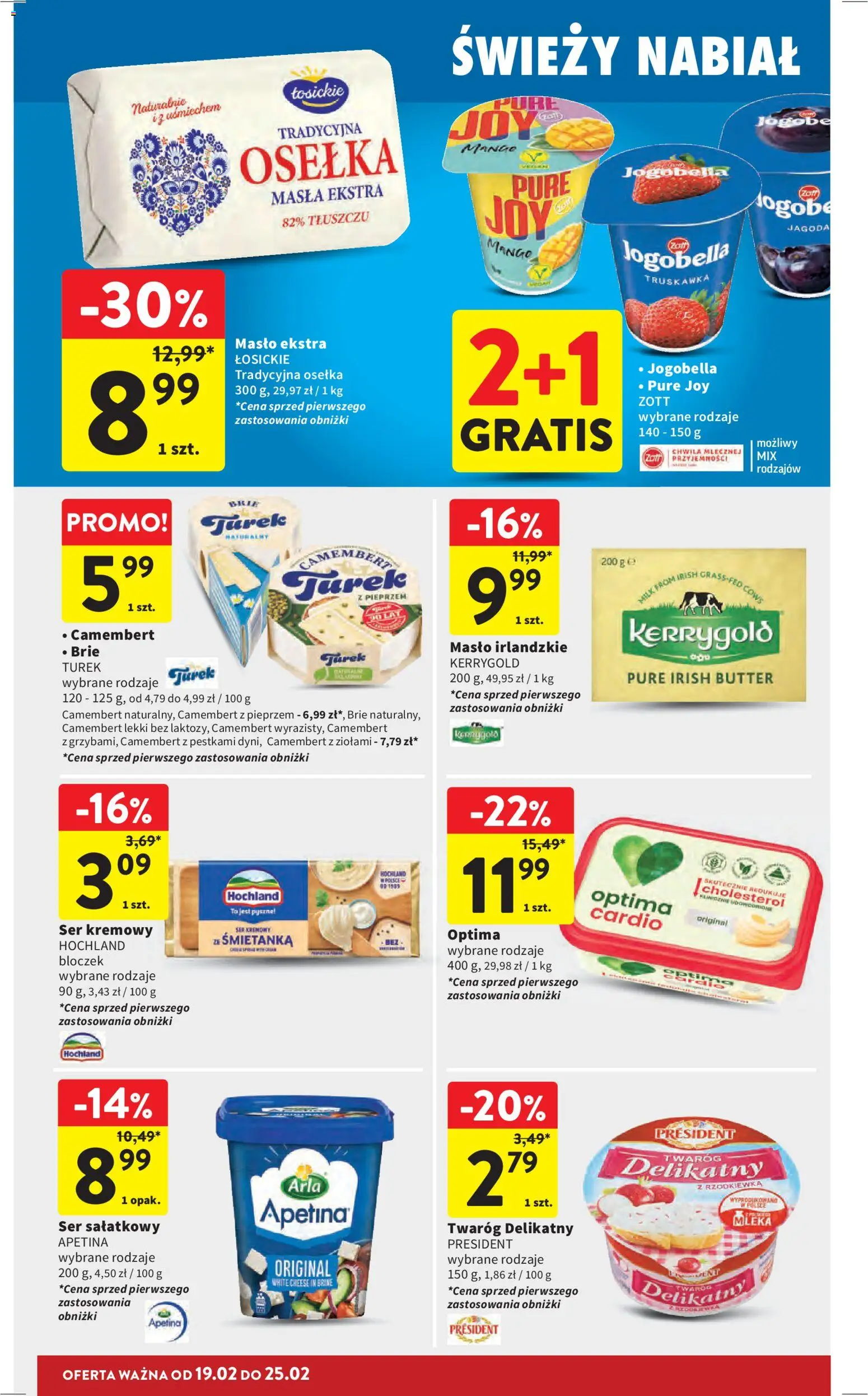 Intermarche Gazetka od 19.02.2026 | Strona: 20 | Produkty: Mango, Camembert, Masło, Ser