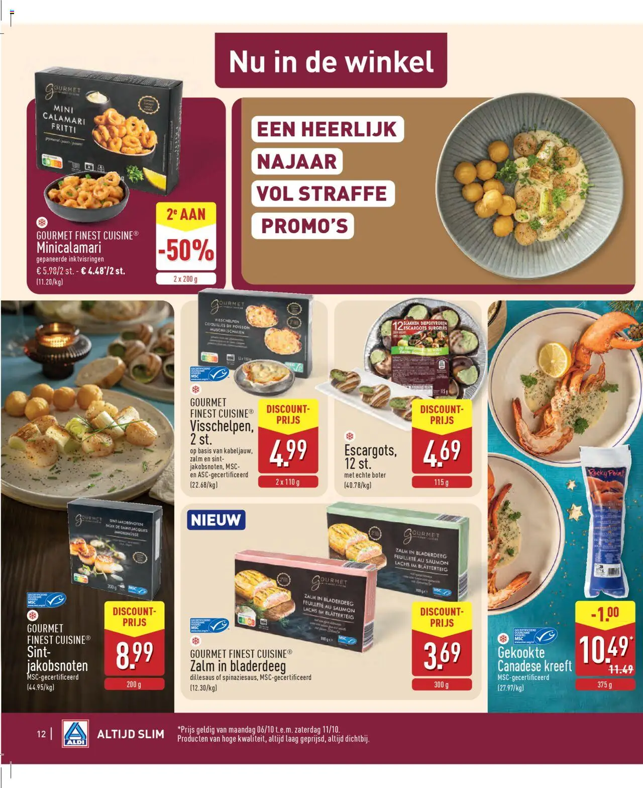 {H1} | Pagina: 12 | Producten: Zalm, Boter