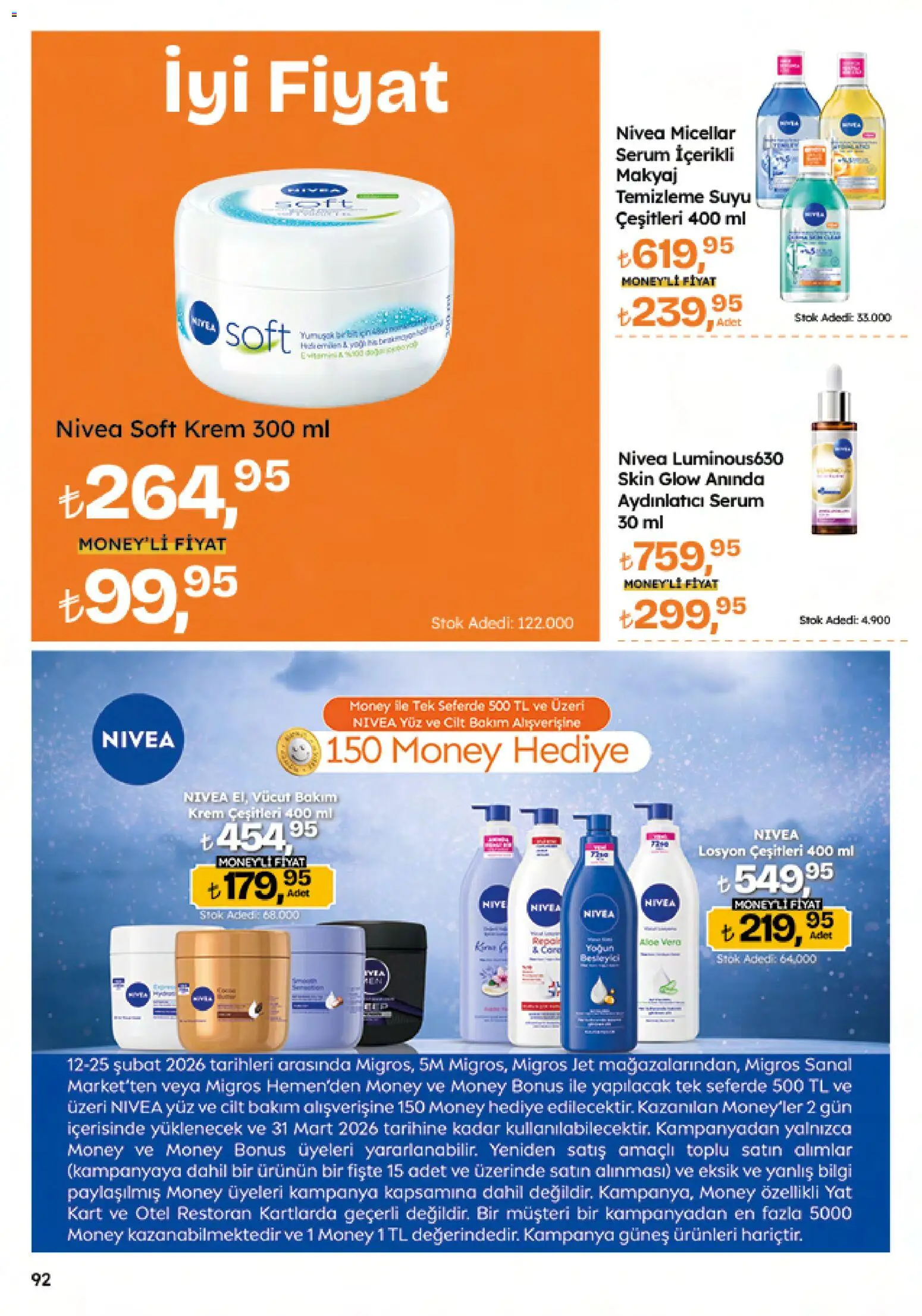 Migros Katalog - 5M Migroskop Dijital - 05.02.2026 tarihinden itibaren geçerlidir | Sayfa: 92 | Ürünler: Krem, Makyaj