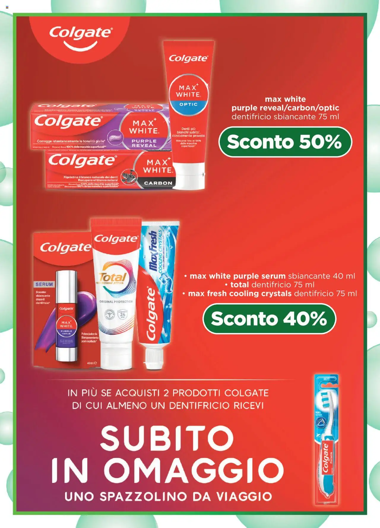 Volantino Acqua e Sapone del 21.09.2025 | Pagina: 9 | Prodotti: Dentifricio, Spazzolino