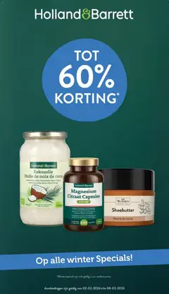 Holland & Barrett - Folder - Voorbeeld van een folder van Holland & Barrett, geldig van 02.02.2026