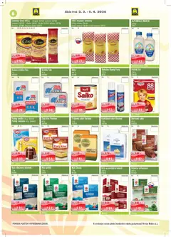 Makos leták platný od 02.03.2026 | Strana: 6 | Produkty: Cestoviny, Zlatý klas, Trstinový cukor, Šľahačka