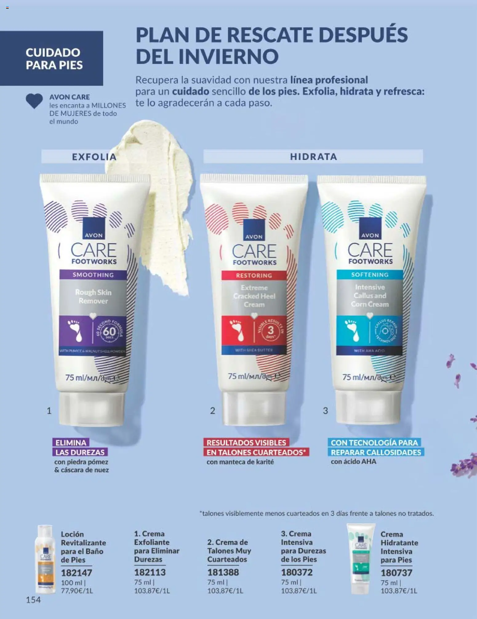 Catálogo AVON campaña 3 │ válido desde el 01.03.2026 | Página: 174 | Productos: Manteca, Γάλα σε σκόνη, Té, Baño