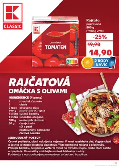 Kaufland leták - Praha 4 od 23.07.2025 | Strana: 29 | Produkty: Těstoviny, Bazalka, Lžička, Česnek