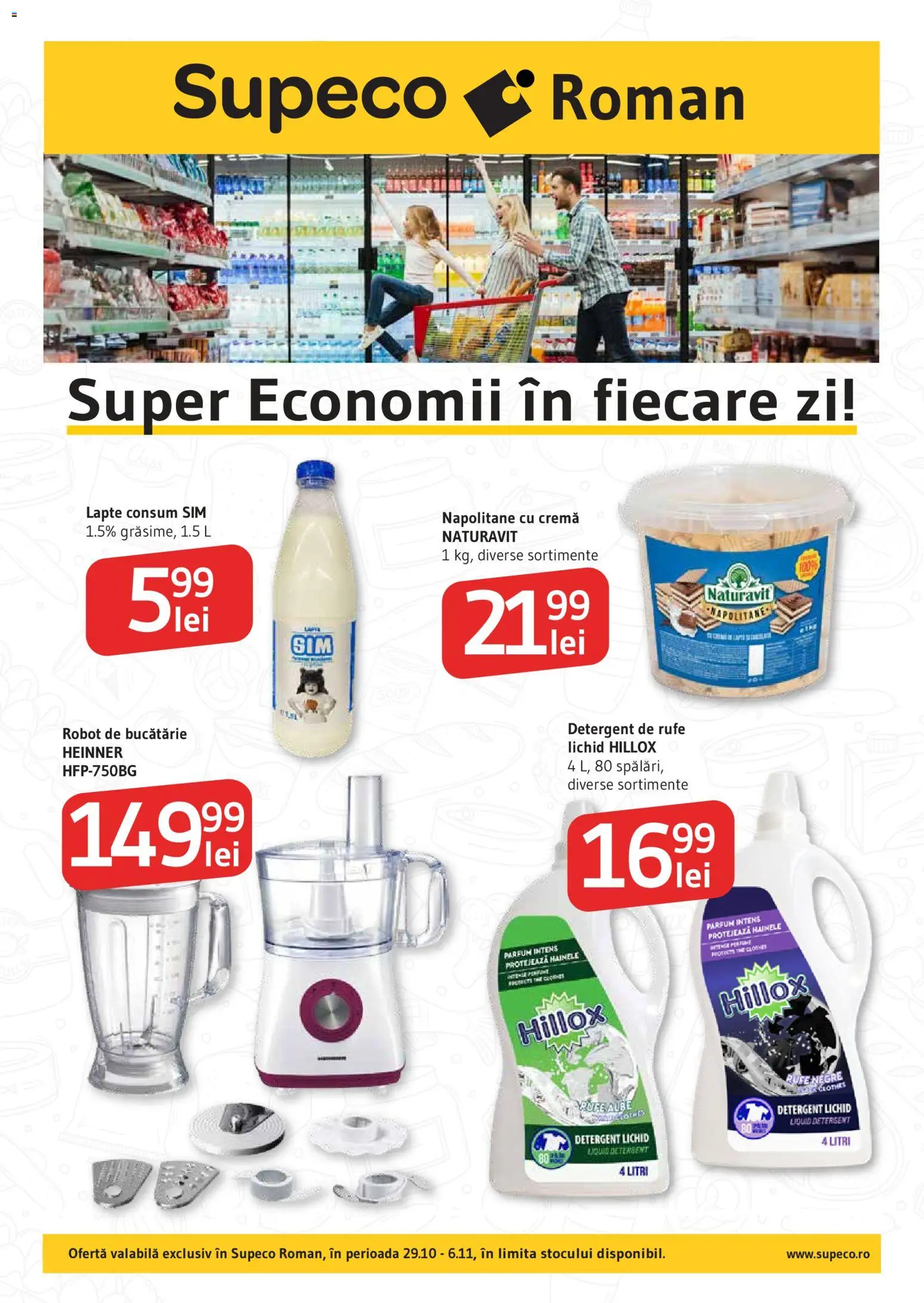Noul catalog Supeco – valabil de la 29.10.2025 | Pagină: 1 | Produse: Parfum, Napolitane, Cremă, Detergent