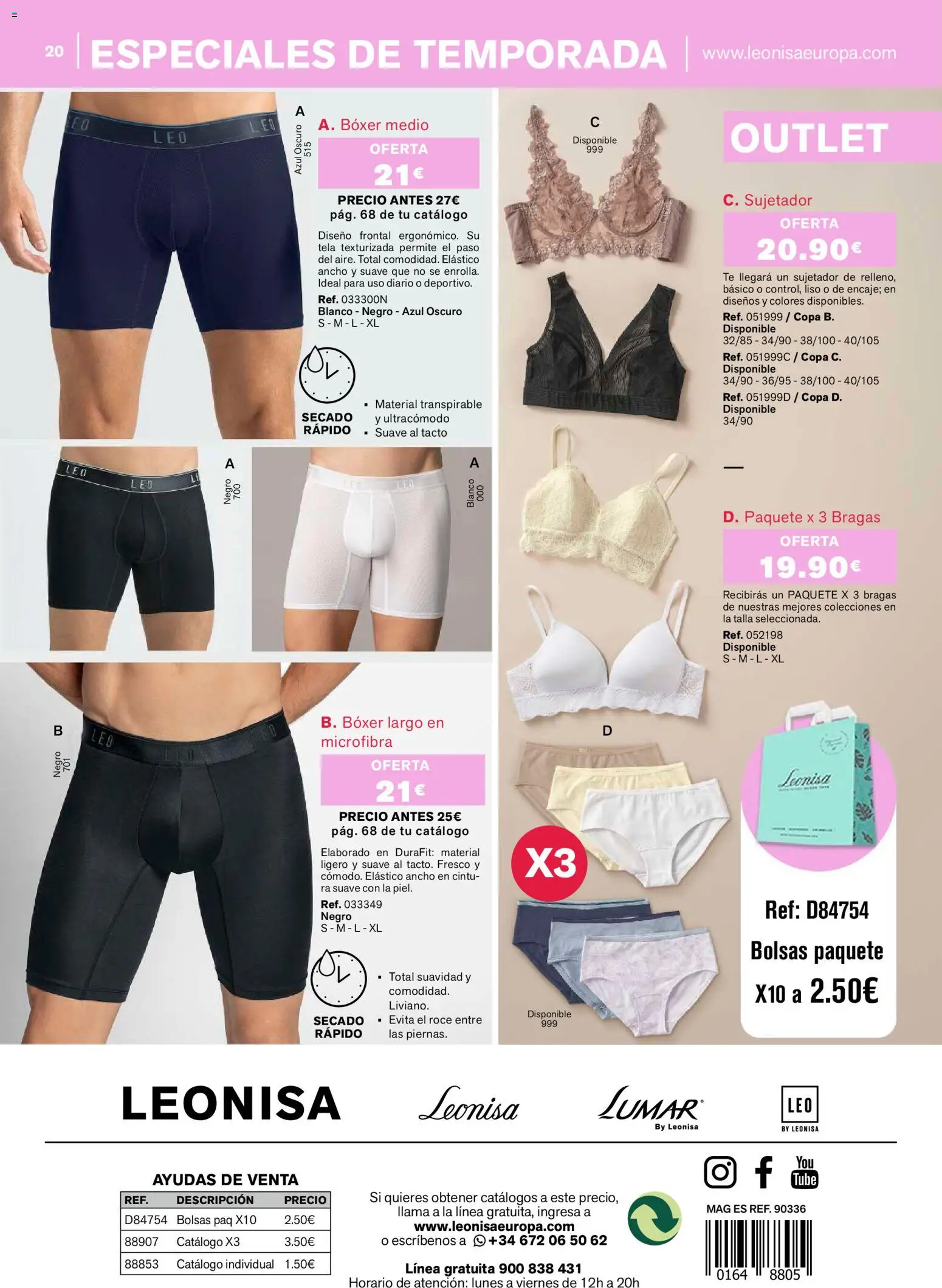 Leonisa folleto │ válido desde el 01.03.2026 | Página: 20 | Productos: Bragas, Té