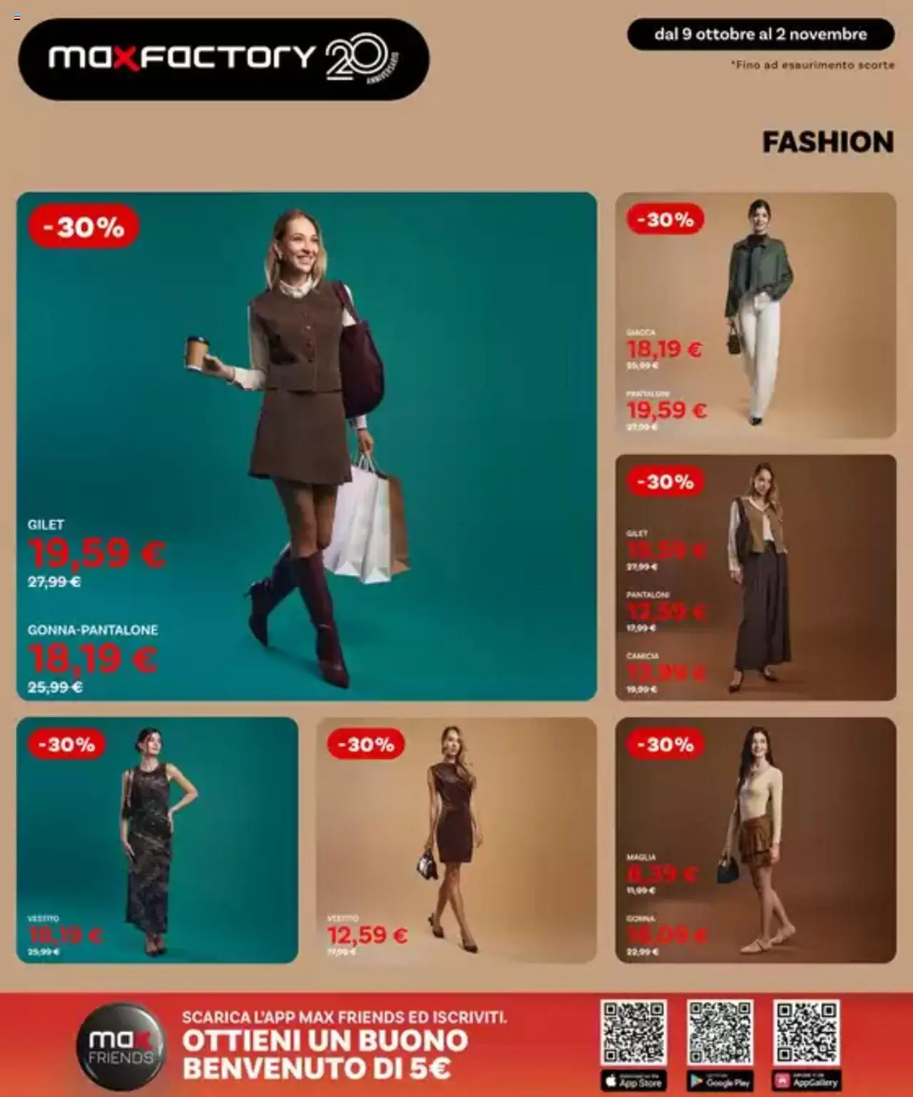 Volantino Max Factory del 09.10.2025 | Pagina: 6 | Prodotti: Camicia, Pantaloni, Gilet