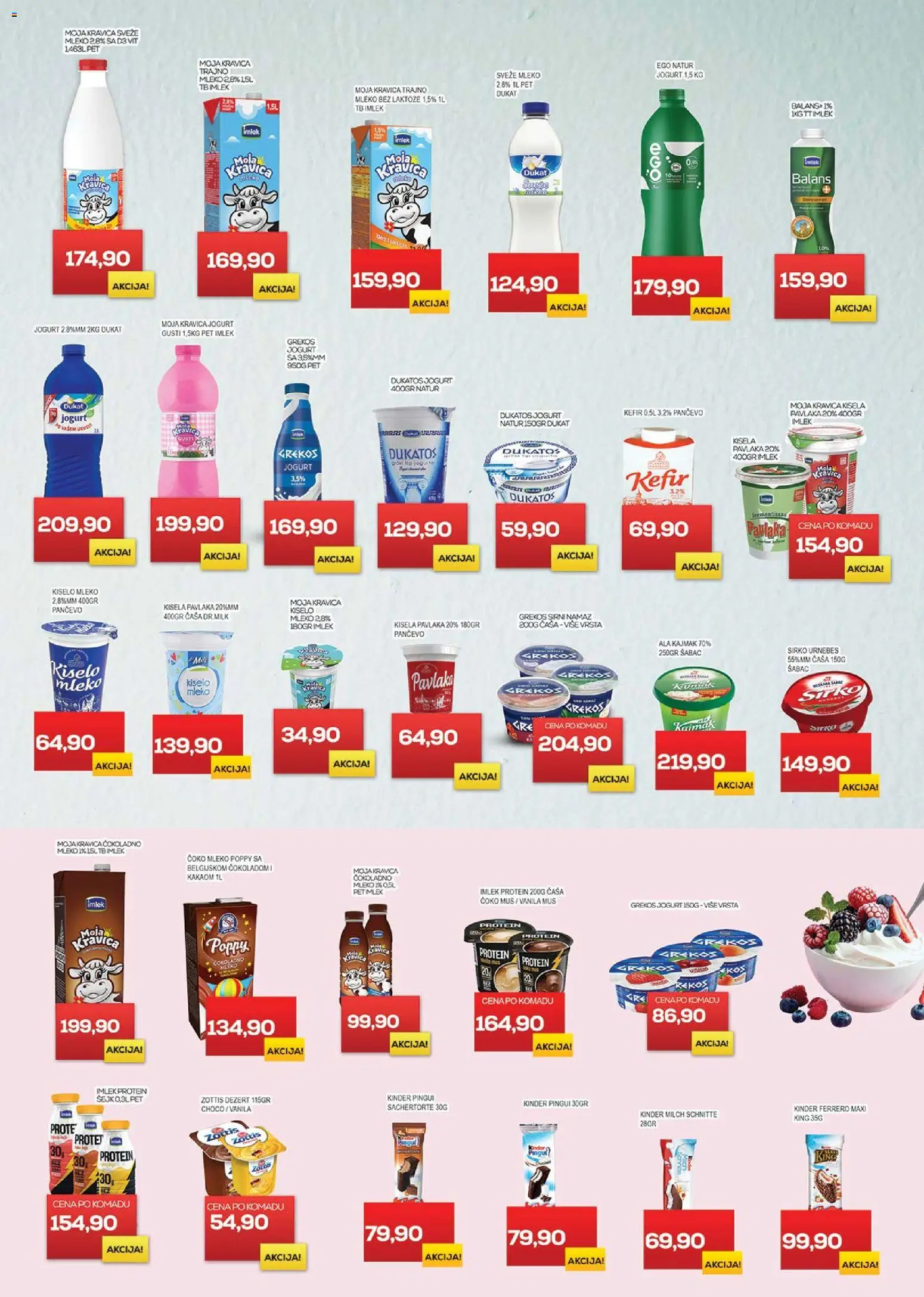Medius katalog - važi od 10.03.2026 | Strana: 5 | Proizvode: Kisela pavlaka, Sveže mleko, Dukatos, Pavlaka