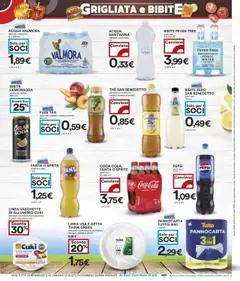 Volantino COOP del 10.07.2025 | Pagina: 9 | Prodotti: Acqua, Bibite, Alluminio, Vaschette