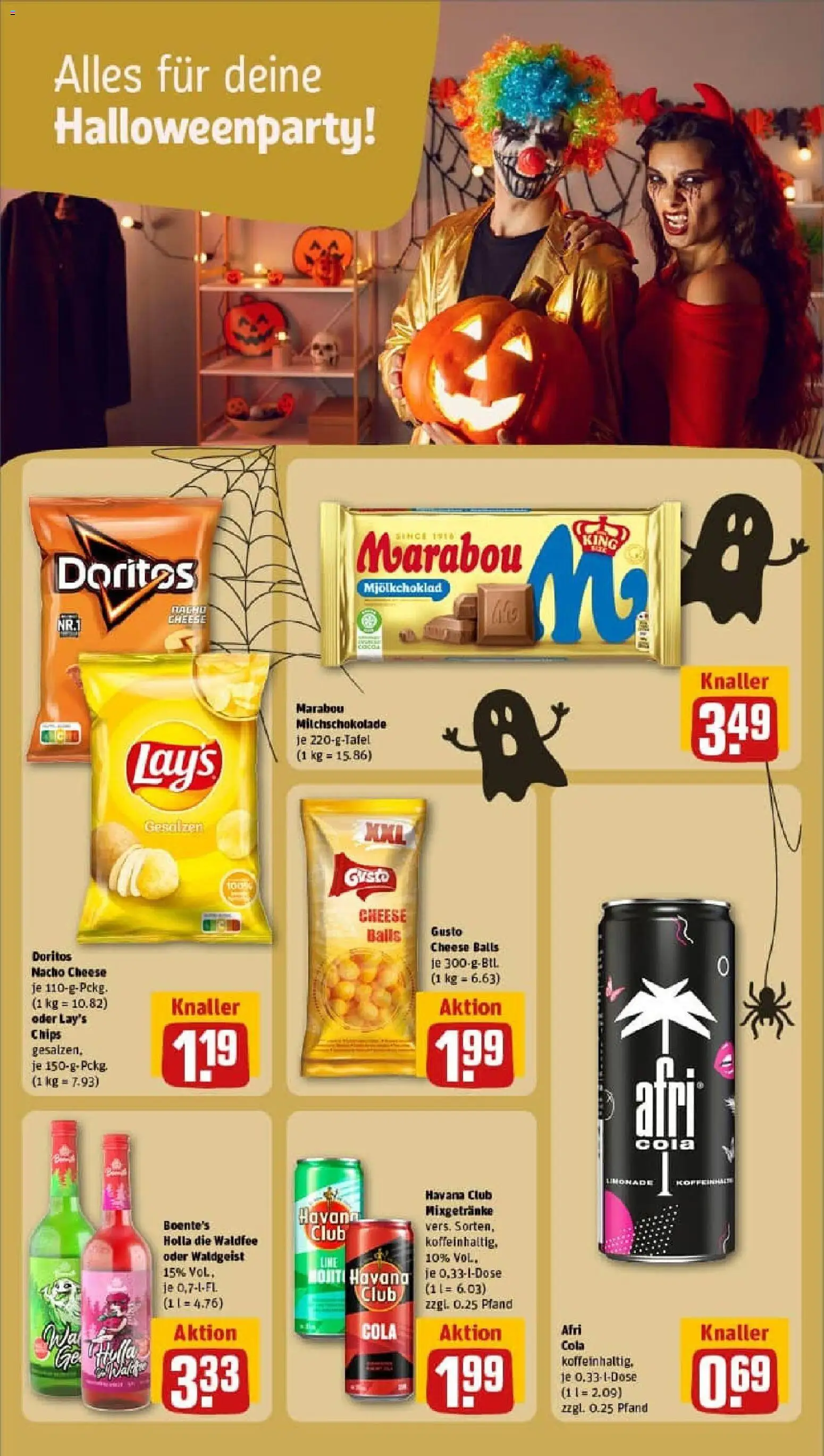Rewe prospekt Bonn	 – gültig ab 26.10.2025 | Seite: 15 | Produkte: Havana club, Cola, Chips